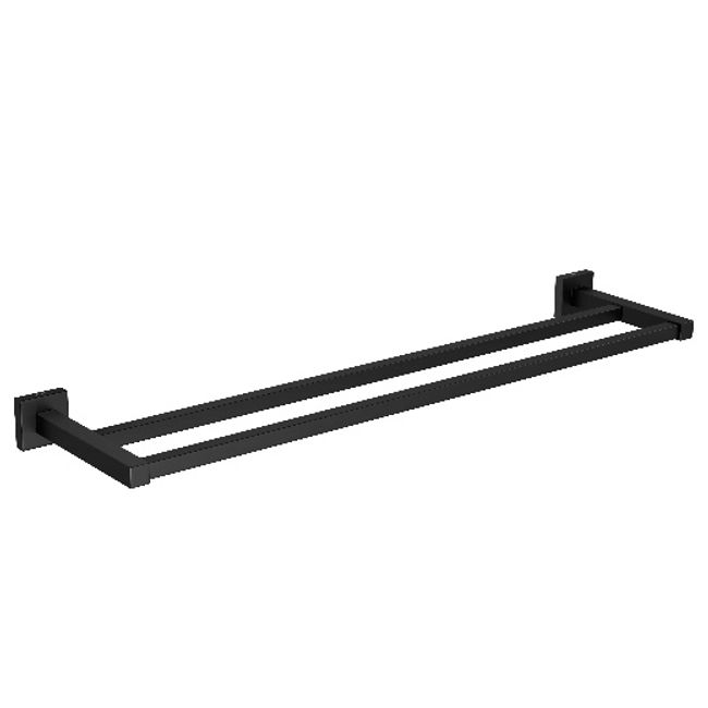 Porta-Toalha-Quadratta-Barra-Dupla-Black-Matte-Deca-1828800