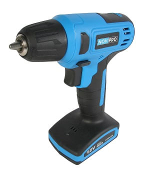 Parafusadeira e Furadeira 12V Bivolt com Bateria de Lítio e Acessórios Novipro
