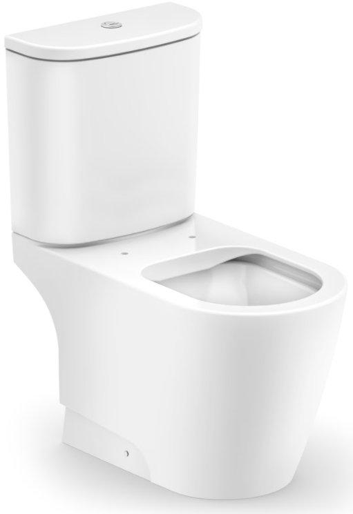 Vaso Sanitário com Caixa Acoplada com Complementos de Instalação Rimless Neo Branco Roca