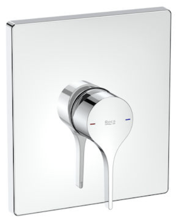 Acabamento de Registro Monocomando p/ Ducha Box Insignia Roca