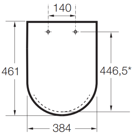 Assento Beyond c/ Queda Amortecida Ônix Roca