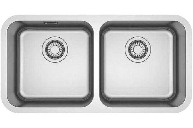 Cuba Dupla De Embutir Bell 77,5x40 com Válvula 4,5 Franke