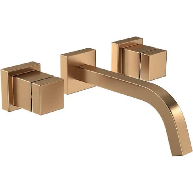 Misturador-para-Lavatorio-de-Parede-DN-20-Cubo-Gold-Matte-Deca-2319691