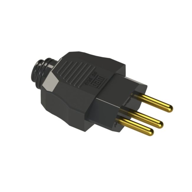 Plugue-Macho-180º-2P-T-20A-Preto-Weg-1800086