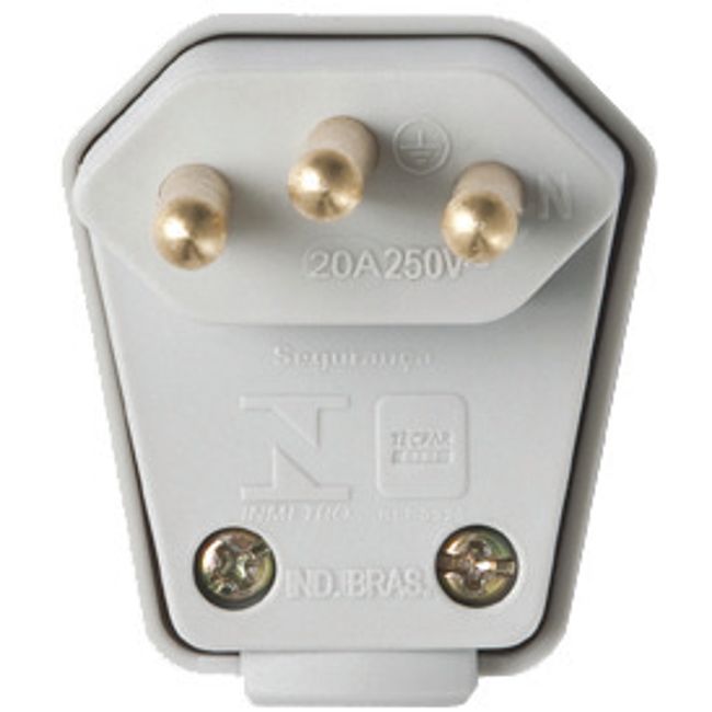 Plugue-Macho-90º-2P-20A-Cinza-Weg-1800221