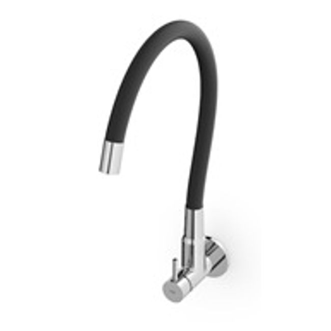 Torneira-de-Parede-p--Cozinha-Bica-Flexivel-Colors-Preto-Celite-2339943