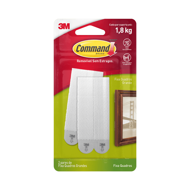 Fecho-Adesivo-para-quadros-grande-4-pecas-plastico-branco-3M-Command™-1332031