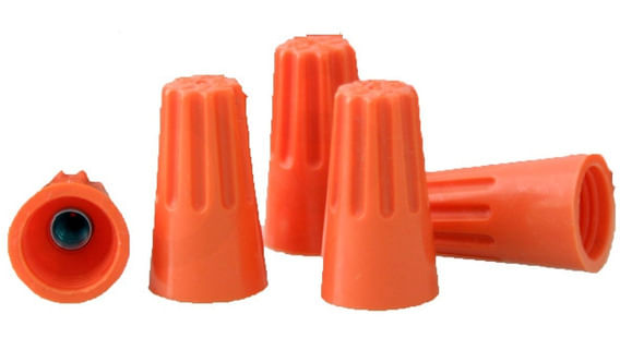 Uniao Para Fios Laranja 1,5 A 6,0mm Plug 50 Peças Bricopack