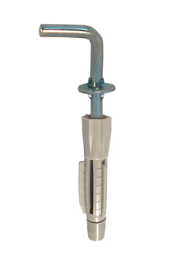 Escápula Com Aba 4.4 X 72mm Bucha Para Bloco Oco 8mm ESB15 2 Unidades Fixtil