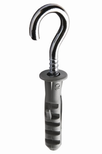 Gancho 4,4x70mm Com Anel E Bucha Gab27 Com 100 Peças Fixtil