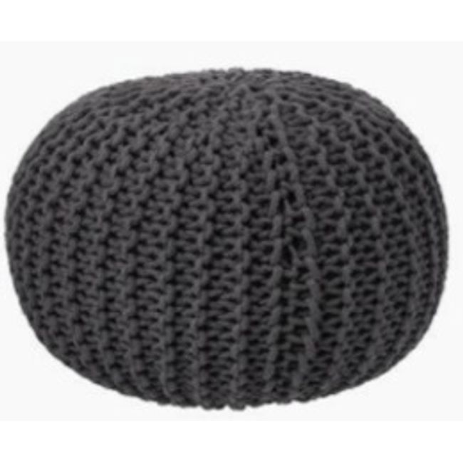 Pufe-de-Malha-de-Algodao-50X50X40cm-Preto-2338416