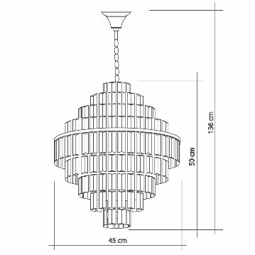 Lustre-Florenca-Belle-45cm-G9-Dourado-Startec-1729586