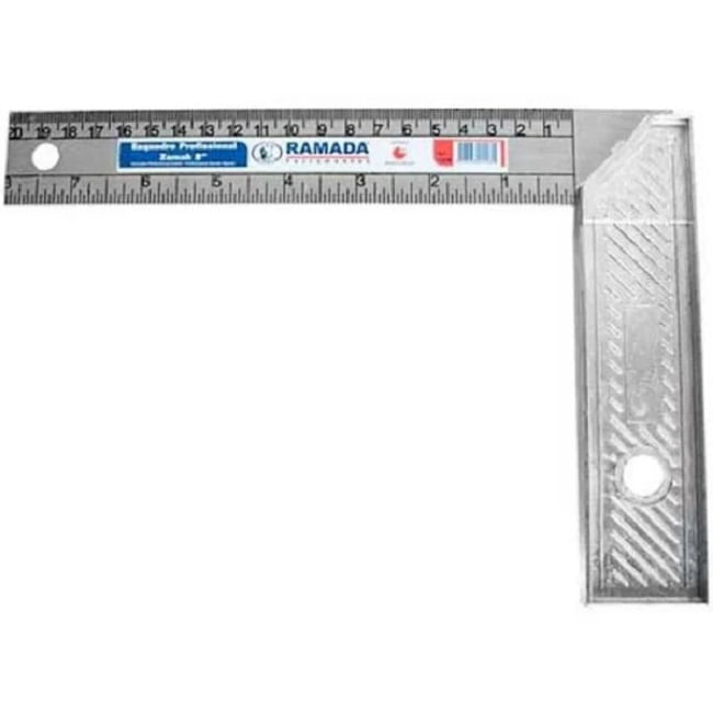 Esquadro Profissional Zamak 8" Ramada