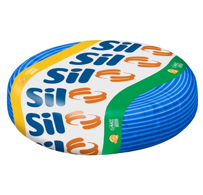 Cabo 750V 10mm² Azul Flexsil