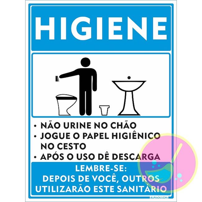 Placa em Poliestireno 15x20cm Sanitário Masculino Sinalize