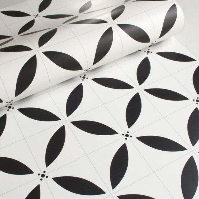 Adesivo de Azulejo 45x60cm Minimalista Grudado