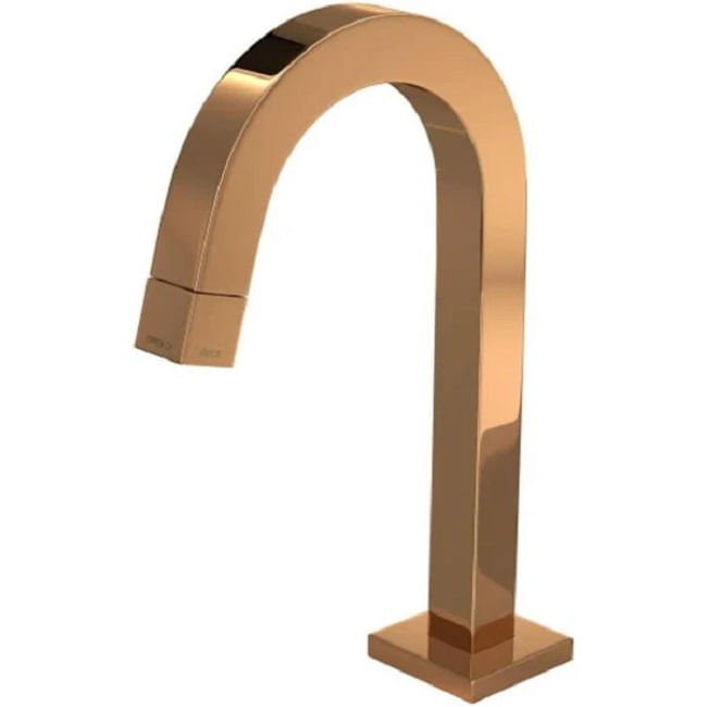 Torneira De Mesa Bica Baixa Para Lavatório Tube Red Gold Deca
