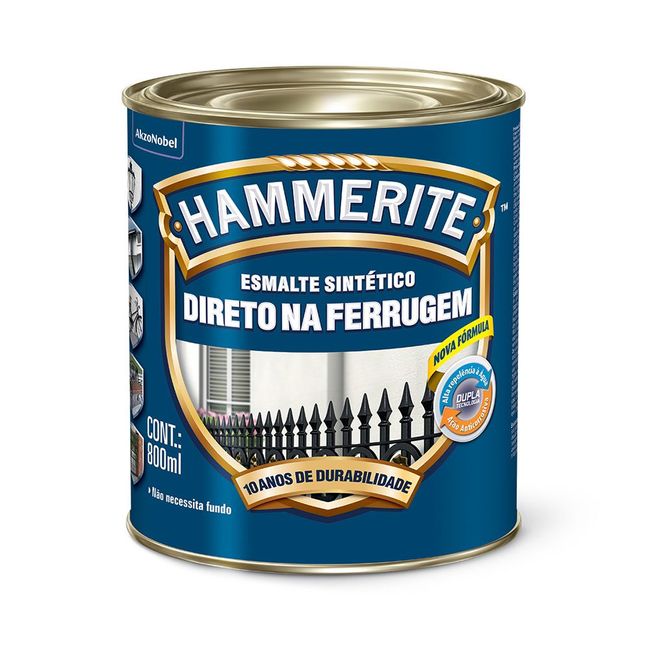 Esmalte anti-ferrugem siintético 800 ml verde Colonial Hammerite