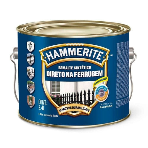 Esmalte anti-ferrugem siintético 2,4 litros verde Colonial Hammerite