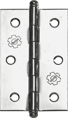 Dobradiça 880x2 Polegadas Cromada Cartela Silvana