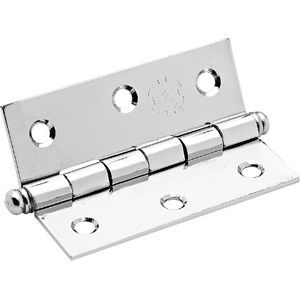 Dobradiça 880x2 Polegadas Cromada Cartela Silvana