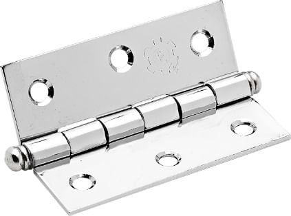 Dobradiça 880x2 Polegadas Cromada Cartela Silvana