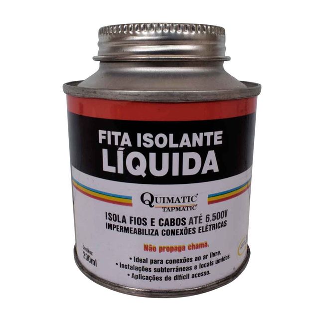 Fita isolante líquida FIL200 200ml Eletrofita