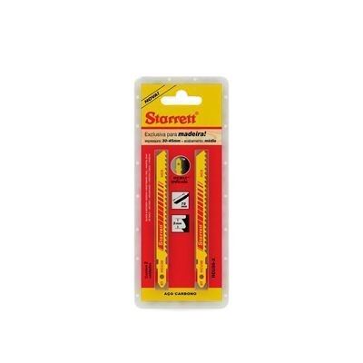 Lâmina p/ Serra Tico-tico Carbono 100mm 8 Dentes 2 Peças HCU38-2 Starrett