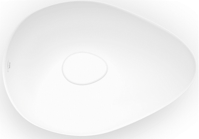 Cuba Apoio Oval 540X375cm Ruy Ohtake Blanco Matte Roca Roca