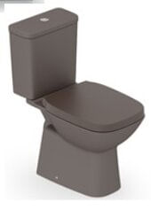 Vaso Sanitário com Caixa Acoplada e Complementos de Instalação Debba Classico Cafe Roca