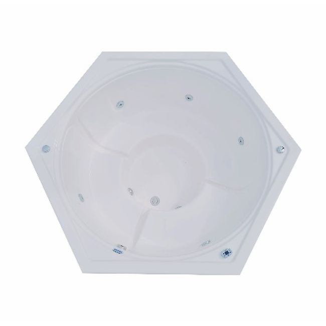 SPA-Floral-Sextavada-Standard-Linha-Relex-090618-S-5-Lugares-202x183cm-Branco-Ouro-Fino-2361256