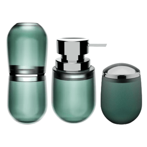 Kit de Bancada de Banheiro Verde Eucalipto Belly Soft Ou
