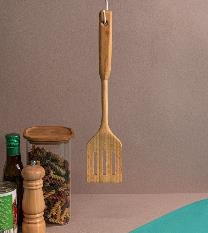 Espatula-vazada-de-bambu-35cm-Oikos-2363704
