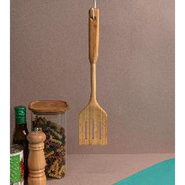 Espatula-vazada-de-bambu-35cm-Oikos-2363704