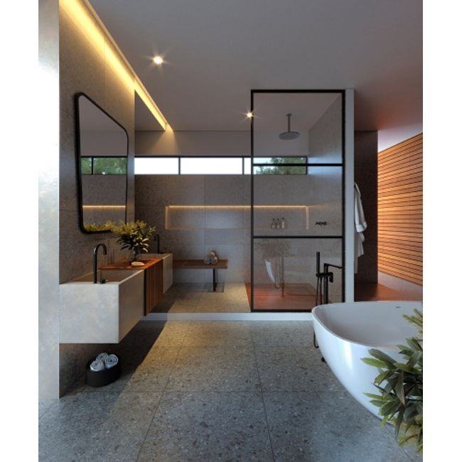 Piso-Gres-Terrazzo-acetinado-retificado-74X74cm-grafite-Savane-2363305