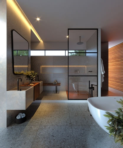 Piso-Gres-Terrazzo-acetinado-retificado-74X74cm-grafite-Savane-2363305