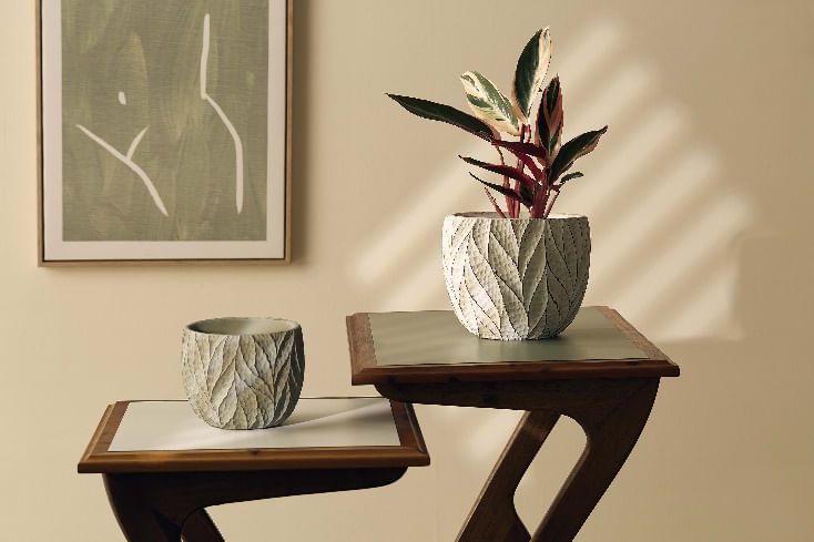 Cachepot Buda em cimento Mart