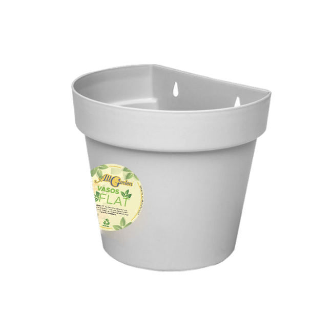 VASO-DE-PAREDE-FLAT-3L-AREIA-REF-8800-C-6-UNIDADES-2362694