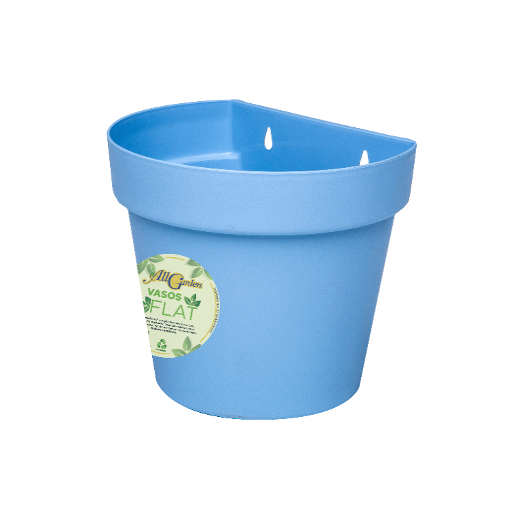 VASO-DE-PAREDE-FLAT-3L-AZUL-REF-8800-C-6-UNIDADES-2362708