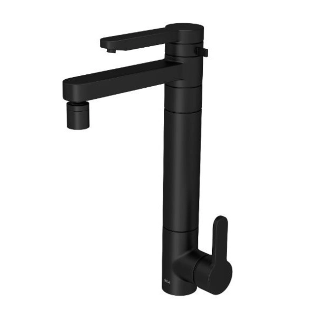Misturador-Monocomando-para-Cozinha-de-Mesa-com-Filtro-Twin-Black-Matte-Deca-1546473