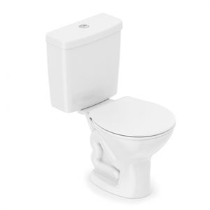 Kit de Vaso Sanitário com Caixa Acoplada 3/6L Saveiro Branco Celite