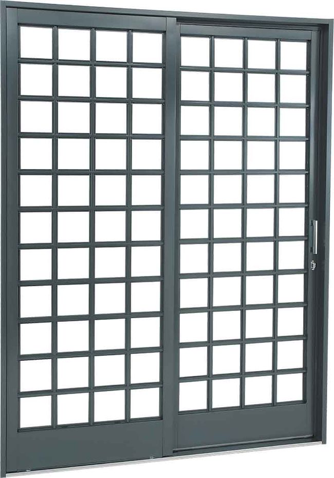 Porta de correr 2 folhas Belfort 217x160x12cm 69.51.263-1 Sasazaki