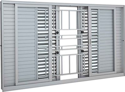Janela-Veneziana-de-Correr-Central-com-Grade-Classica-Aluminium-Multiflex-100x150cm-Branca-Sasazaki-1079883