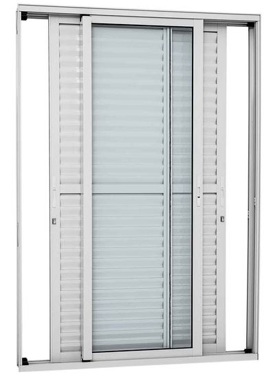 Porta-Balcao-de-Correr-Aluminio-216x120x13cm-3-Folhas-Moveis-Vidro-Inteirico-Alumifort-Sasazaki-1530461