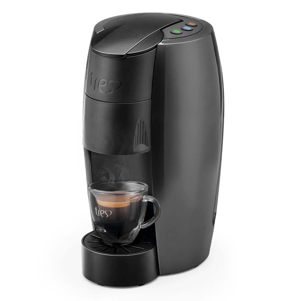 Cafeteira Espresso Tres Lov Carbono 110V 3 Corações