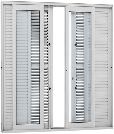 Porta-Balcao-de-Correr-Aluminio-Sasazaki-6-Folhas-Multiflex-Vidro-Temperado-Aluminium-2165cmx2505cm-Branco-1080580