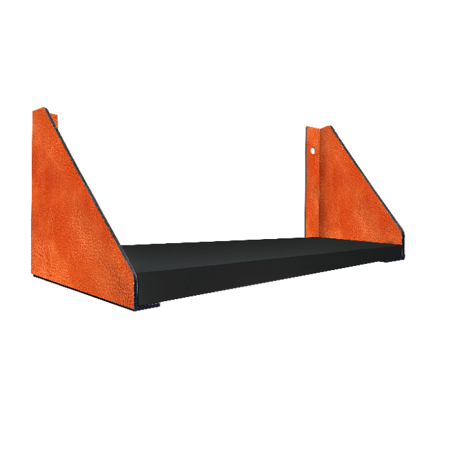 Prateleira-preta-15x10x40cm-suporte-couro-caramelo-2371642