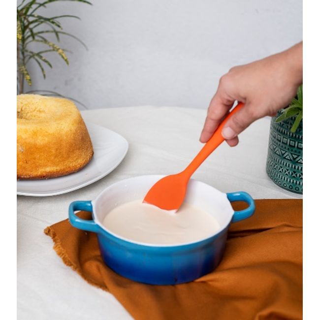 Espatula-de-silicone-duplo-redonda-pequena-laranja-Oikos-2373750