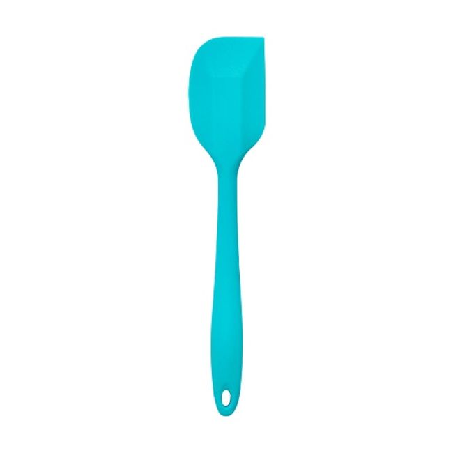 Espatula-de-silicone-duplo-reta-pao-duro-verde-agua--Oikos-2373777
