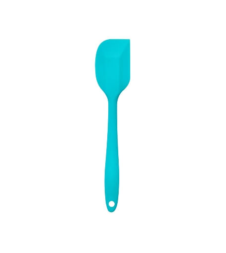 Espatula--de-silicone-duplo-reta-pao-duro-pequena-verde-agua-Oikos-2373807